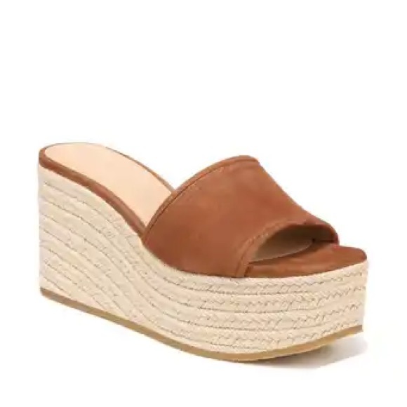 Veronica Beard Gable Espadrille Platform Wedge Sandal 7.5 - Picture 1 of 6